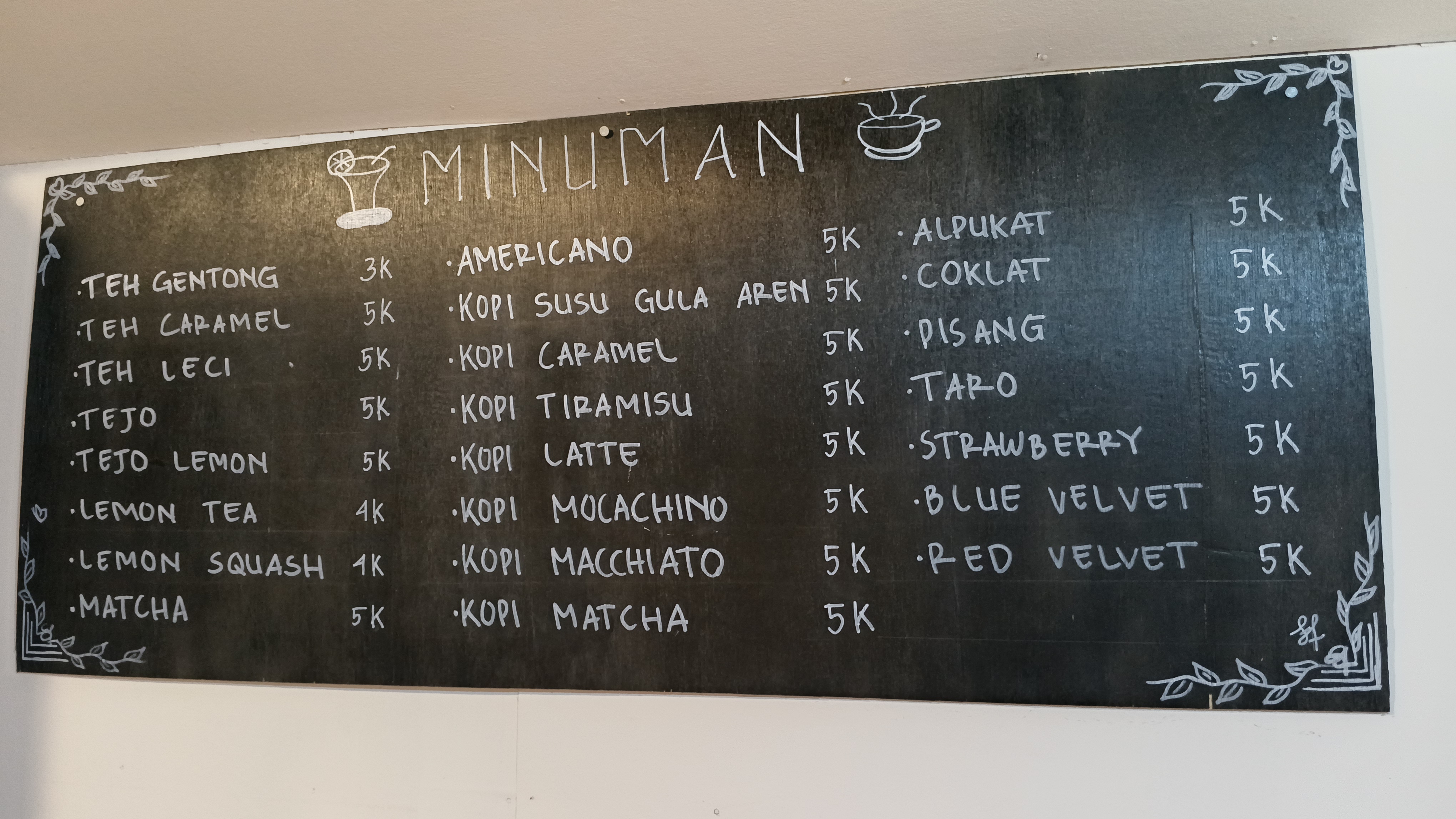 Teh dan Kopi Manis
