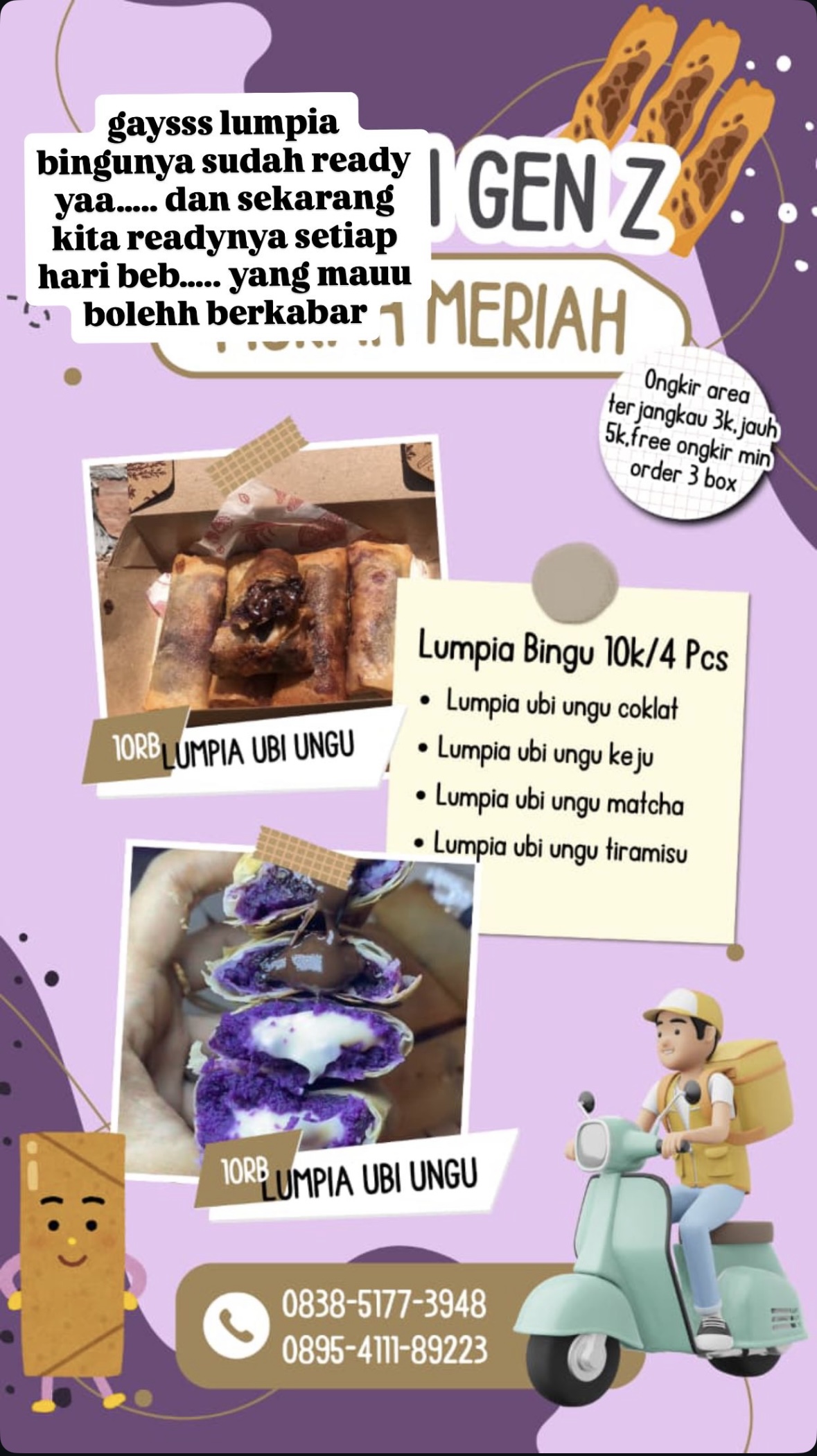 lumpia ubi ungu